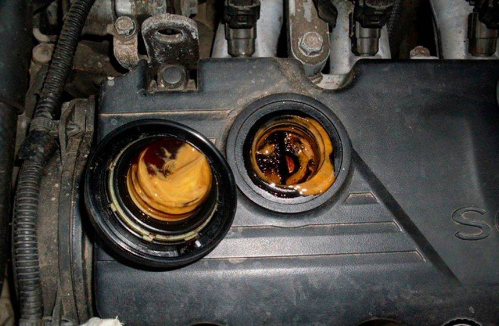 Почему пенится масло в двигателе? причины и их устранение.