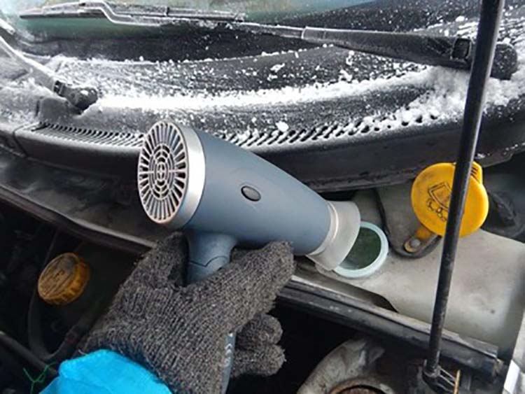 Замерзла вода в двигателе
