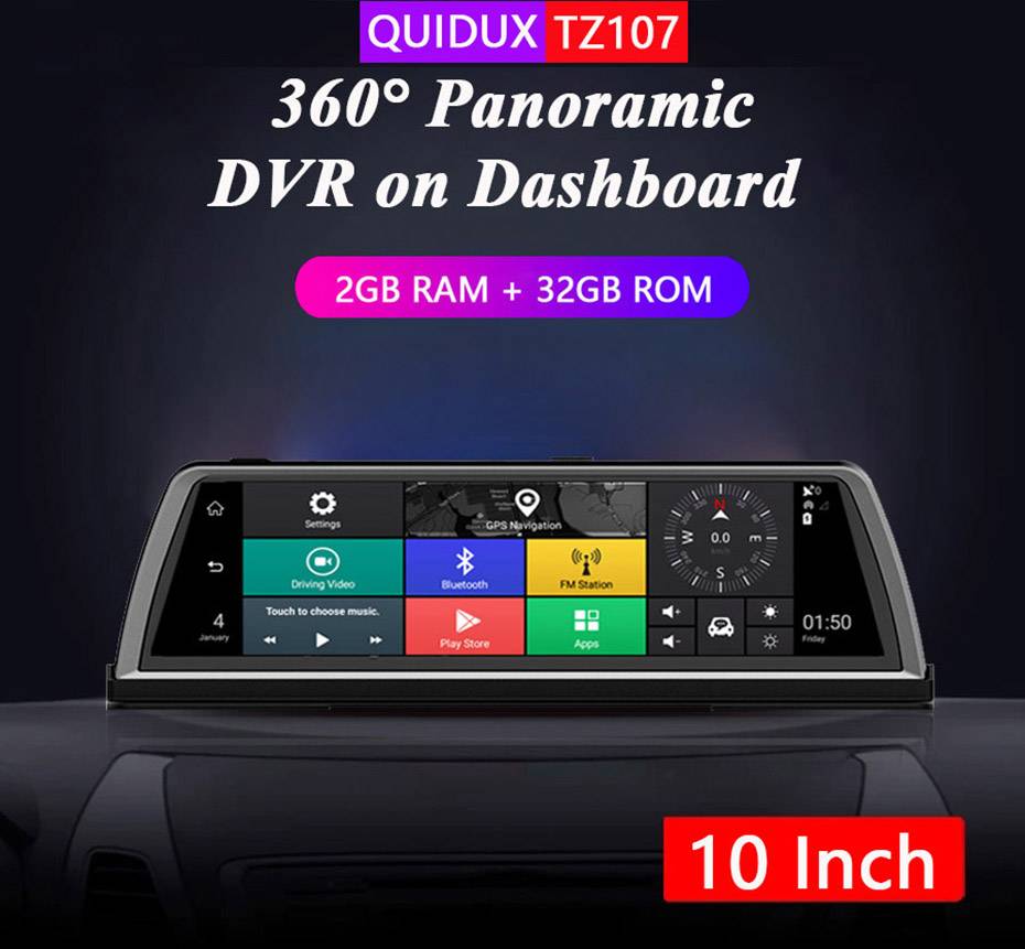 Whexune adas 4 канал; автомобильный видеорегистратор камера видеорегистратор зеркало 4g 1" медиа зеркало заднего вида 4 ядра android 5,1 dash cam fhd 1080p