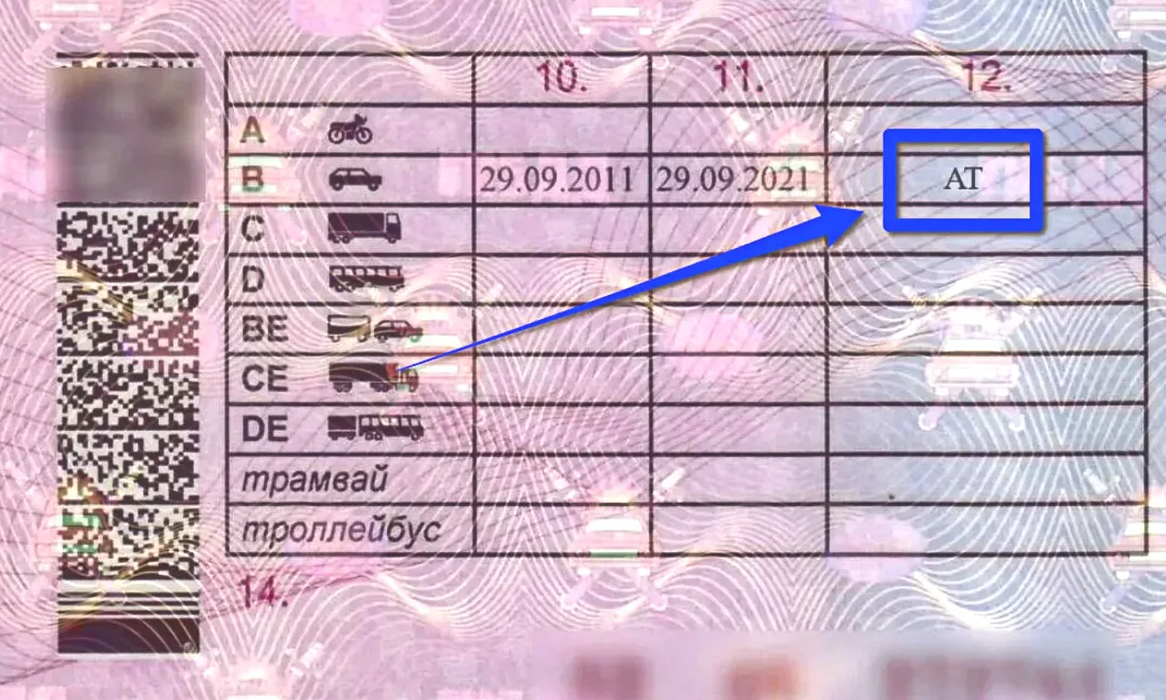 Категория в пункт б. Категория b1 водительских прав в Казахстане. Отметки на водительских правах. Отметка в водительских правах автомат.